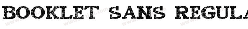 Booklet Sans Regular字体转换